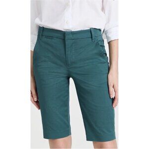 Vince NWT Women’s Coin Pocket Teal Bermuda Shorts Sz 10